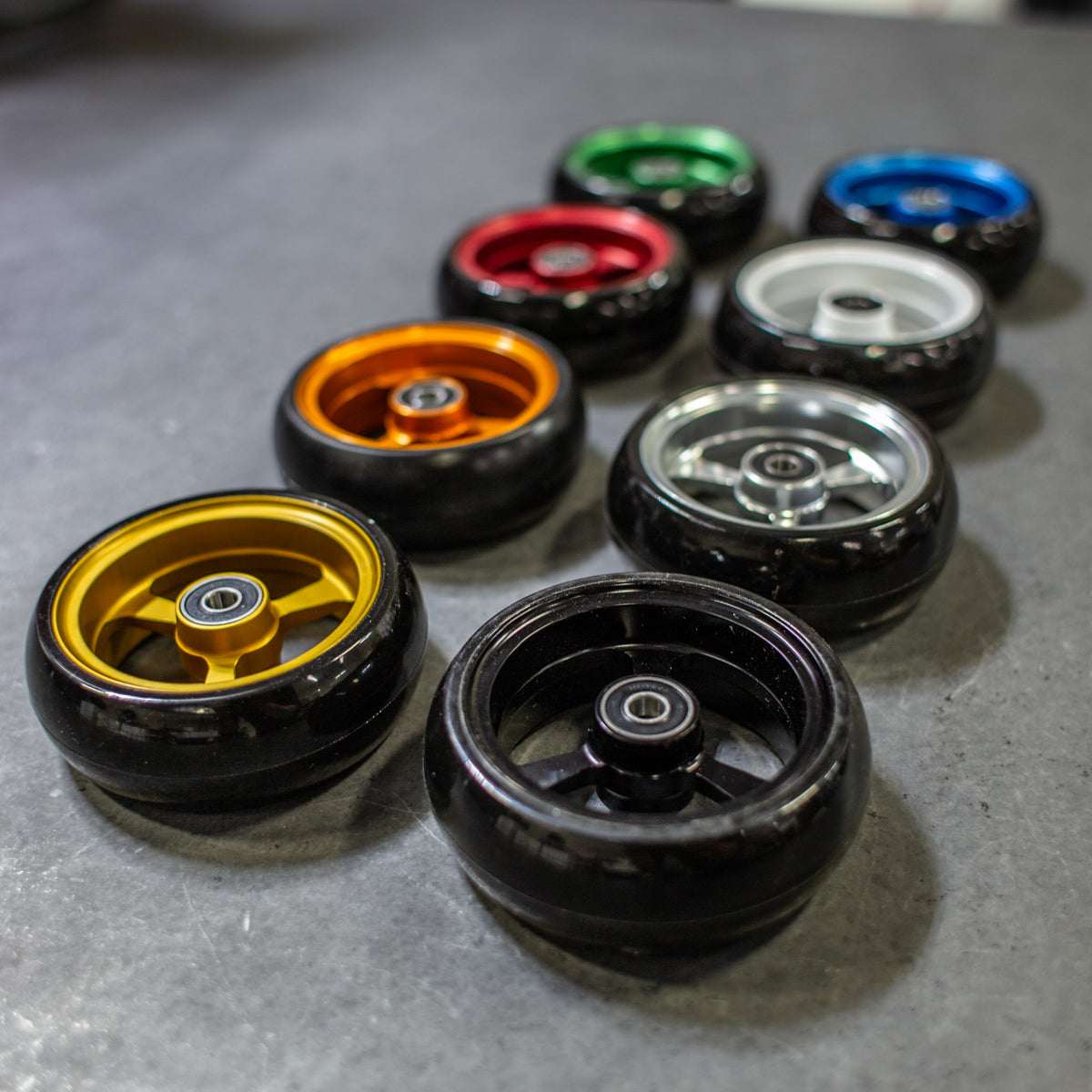 Custom Anodized Soft-Roll Casters (Sold Individually) image 0