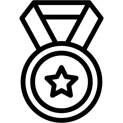 Performance medal icon